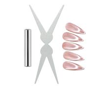 Nail Polish Magnet Tool - s Polish Design Stick for Salon Art | Double-Ended Professional Magnet Wand, French Tip Manicure Tool for Women Teens Beginners Wedding Party Studio Travel Use, 7.4cm