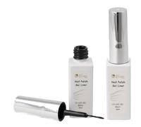 Nail Polish Nail Liner Black 8 ml - Vernis à ongles précis pour lignes fines et designs - Vernis à ongles UV - Gel Nail Art Gel Polish Kit de manucure pour salon DIY