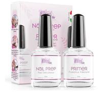 Nail Prep Et Primer Onlges Gel Uv 12Ml - 2Pz.- Primer Non Acide Promoteur D'Adhérence Et Déshydratant Ongles Préparation Pou[YG1776]