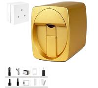 Nail Printer Machine, Intelligent 3D Nail Painting Machine, 30s Done, Printing and Rying As One, Support WiFi/DIY/USB, Nail Painting Machine for Nail Lovers Home Usage Nails Salon (Luxury Gold)