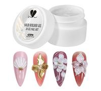 Nail Sculpting Gel | 5ml, White Pearl | Non-Stick Soft Candy Texture For 3D Carving, Extension | For, Manicure