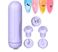 Nail Stamp Set, Silicone Nail Tip, Portable Nail Stamp, Nail Stamp Silicone Printing Nail Stamping Tip Portable Nail Stamp Set Tool with Different Patterns for Women Girls Home Nail Design Salon