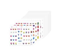 Nail Stickers - 30 Sheets DIY Manicure Decals for Nails Art Design | Self Adhesive Luminous Nail Decoration Stickers, Cute Styling Accessories for Salon Home Beginners Holiday Parties