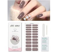 Nail Stickers Semi-Durci Autocollant Ongle Gel Uv Deco Ongle Nail Art Sticker Décoration Blanc
