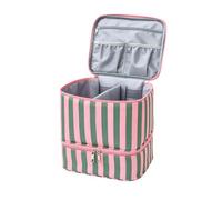 Nail Storage Organizer, Gel Polish Travel Case with Carry Handle for Tools | Portable Nail Organizer With Carry Handle Stores Gel Polish And Manicure Tools For Women Beginners Professionals Travel Short