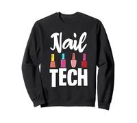 Nail Tech Bouteilles de vernis à ongles pour professionnels de la manucure Sweatshirt