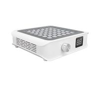 Nail Tech Dust Collector, Réglable à Vitesse Infiniment Variable, Collecteur de Poussière à Faible Bruit, Puissant Filtre Ennemi 60 W pour Gel Acrylique pour Ongle Studio (Prise UE)