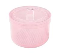 Nail Tool Organizer, Clear Detachable Double-Layer Manicure Case, Non-Slip Portable Storage Box for Home, Salon, and Travel Use, PP Material, 3.54x3.15in