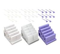 Nail Transfer Foil Box - Clear Dust Proof Layered Organizer, Transfer Foils Storage Box with Compartments, Nails Foil Organizer, Foils Storage Boxes for Salon Home Use