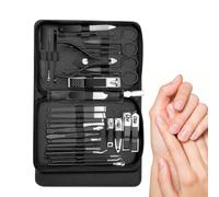 Nail Trimmer Kit - 30 Pieces Manicure Trimmer Pedicure Grooming Cutter Tool | Manicure Set 30-piece Nail Clipper Set | For Seniors Adults Women Home Bathroom Travel Foot Salon Routine