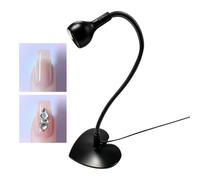 Nail UV Lamp LED Gooseneck Portable Quick Dry with Foot Pedal | Professional Curing Nail Light for Extension Gel Salon Home Travel Business Trip