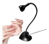 Nail UV Lamp LED Portable Gooseneck Light - Quick Drying Foot Pedal