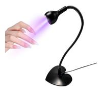 Nail UV Light LED Portable Gooseneck - - - Quick Dry with Foot Pedal USB | | USB Powered Gel Nail Lamp for Manicurist Extension Gel Salon | | | Home Travel Business Trip Nail UV Light LED Portable -