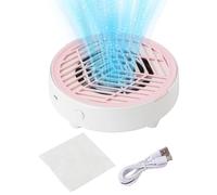 Nail Vacuum Dust Collector - Quiet Suction Professional | Portable Nail Dust Extractor | For Home Salon Manicure Beauty Station Women Beginners, USB Rechargeable, High Suction Power
