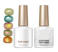 Nail Water Drop Top Coat Gel | Prevent Chipping Shiny Cosmetics