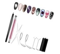 NailArt Stylo à ongles en forme d'œil de chat pour application professionnelle de polissage gel Idéal pour une utilisation créative Unguis