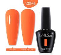 Nailco 15ml Noir Blanc Rouge Rose Colorgel Vernis À Ongles 333 Couleur Série Vernis Uv Ongles Gel Nail Art Paillettes Tout Pour Ensemble De Manucure.2094.