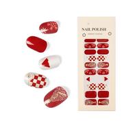 NAILDOKI Autocollant Ongle 3D Nail Stickers, Nail Art Auto-Adhésif Ongle Décalque Belle Mode Décoration pour Femmes Filles Nail Wraps