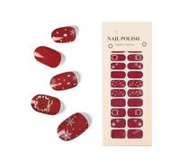 NAILDOKI Autocollant Ongle 3D Nail Stickers, Nail Art Auto-Adhésif Ongle Décalque Belle Mode Décoration pour Femmes Filles Nail Wraps