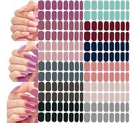 NAILDOKI Autocollant Ongle 3D Nail Stickers, Nail Art Auto-Adhésif Ongle Décalque Belle Mode Décoration pour Femmes Filles