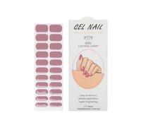 NAILDOKI Autocollant Ongle Gels semi-durcis Nail Stickers, Nail Art Auto-Adhésif Ongle Décalque Belle Mode Décoration pour Femmes Filles Nail Wraps