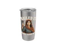 Nailed It Jael 1200 Bc Funny Meme Gobelet isotherme en acier inoxydable double paroi