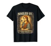 Nailed It Jael Humour biblique Histoire basée sur la Foi chrétienne T-Shirt Graphique avec Valeur