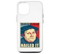 Nailed It Jour de la Réforme protestante Martin Luther Lutheran Coque pour iPhone 12/12 Pro