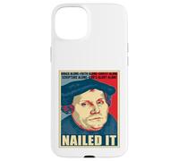 Nailed It Jour de la Réforme protestante Martin Luther Lutheran Coque pour iPhone 15 Plus