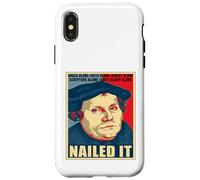 Nailed It Jour de la Réforme protestante Martin Luther Lutheran Coque pour iPhone X/XS