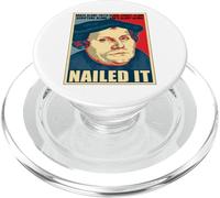 Nailed It Jour de la Réforme protestante Martin Luther Lutheran PopSockets PopGrip pour MagSafe