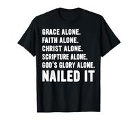 Nailed It Jour de la Réforme protestante Martin Luther Lutheran T-Shirt