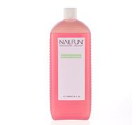 NAILFUN - Dissolvant pour vernis à ongles sans acétone 1000 ml - Parfum fraise - Pour ongles naturels et artificiels - Usage professionnel et domestique