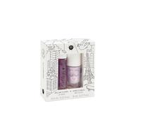 Nailmatic Kids Lovely City Coffret Vernis Enfant + Lip Gloss Enfant Fruité - Vernis Enfant Fille Non Toxique - Vernis Rose Nacré + Brillant à Lèvres Naturel Mûre - Dès 5 ans