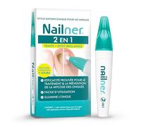 Nailner Stylo 2 en 1contre infections fongiques des ongles 4 ml - Stylo antifongique contre les mycose des ongles des mains et pieds - Résultats en 7 jours - Prévient mycoses des ongles sans limage