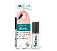 Nailner Traitement des mycoses des ongles, traiter et prévenir les infections fongiques des ongles, vernis à ongles naturel avec pinceau - 5 ml - nude