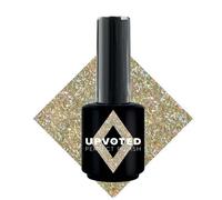 NailPerfect UPVOTED Glitter Collection Soak Off Gelpolish 15ml #195 Golden Girl