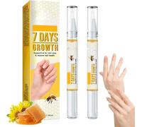Nailplus Strong 7 Days Growth Gel pour ongles, sérum de croissance et de réparation des ongles, renforcement des ongles pour ongles endommagés, renforcement des ongles pour ongles fins, 2 pièces