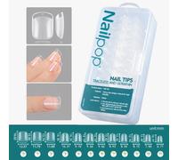 Nailpop-Faux Ongles À Couverture Complète,Capsules En Acrylique,Matériel Professionnel,Imbiber Les Doigts,Embouts En Gel,N64.Pro,600 Pièces.S Square 600pcs.