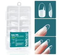 Nailpop-Faux Ongles Gel X, Extensions D'ongles Faciles À Tremper, Forme Moyenne Et Courte, Amande/Carrée/Douce, N64, 120 Pièces/Boîte.M-Oval 120pcs.