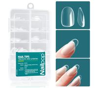 Nailpop-Faux Ongles Gel X, Extensions D'ongles Faciles À Tremper, Forme Moyenne Et Courte, Amande/Carrée/Douce, N64, 120 Pièces/Boîte.Xs-T-Oval 120pcs.