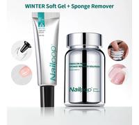 Nailpop Pro Doux Ongles Conseils Gel Colle 20g Adhésif Faux Ongles Longue Durée Tremper Uv Gel Vernis À Ongles Manucure Produits Pour Ongles.Winter And Remover.