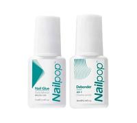 Nailpop Pro Doux Ongles Conseils Gel Colle 20g Adhésif Faux Ongles Longue Durée Tremper Uv Gel Vernis À Ongles Manucure Produits Pour Ongles.Glue And Debonder.