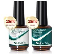 Nailpop Pro Doux Ongles Conseils Gel Colle 20g Adhésif Faux Ongles Longue Durée Tremper Uv Gel Vernis À Ongles Manucure Produits Pour Ongles.Dehy And Primer.