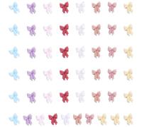 Nails À Bowknot Coloré Charme Pour Les Ongles En Acrylique Designs Résine Résine Rabais Beaux Fournitures Pour Les Femmes Autocollants À Ongles Bowknot