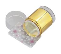 Nails Art Stamper Clear Silicone Emprocing Jelly Avec Grattoir Pour Ongles Décors Transparent Corps Visible Non Mal Mûr