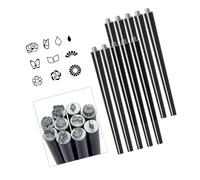 Nails Art Tampon Stylo Fleur Set avec Plusieurs Motifs Manucure Plaque Stamping