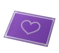 Nails Art Tapis de table Tapis de poignet en Silicone antidérapant, for l'artisanat et la peinture résine Nail Art(PURPLE)