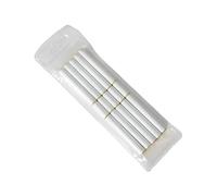 Nails Artists Lot de 5 pinceaux à ongles double pour les détails fins et les techniques de manucure en gel