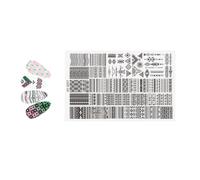 Nails De Mode Art Stamping Plate Manucure Nails Designs Accessoires Décoration Pour Les Modèles Conception Clous Saison À Domicile Et Professionnel